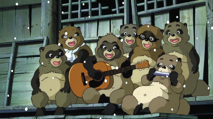 I tanuki di Tama si tengono compagnia durante l'inverno